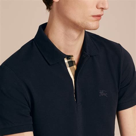 burberry pique polo